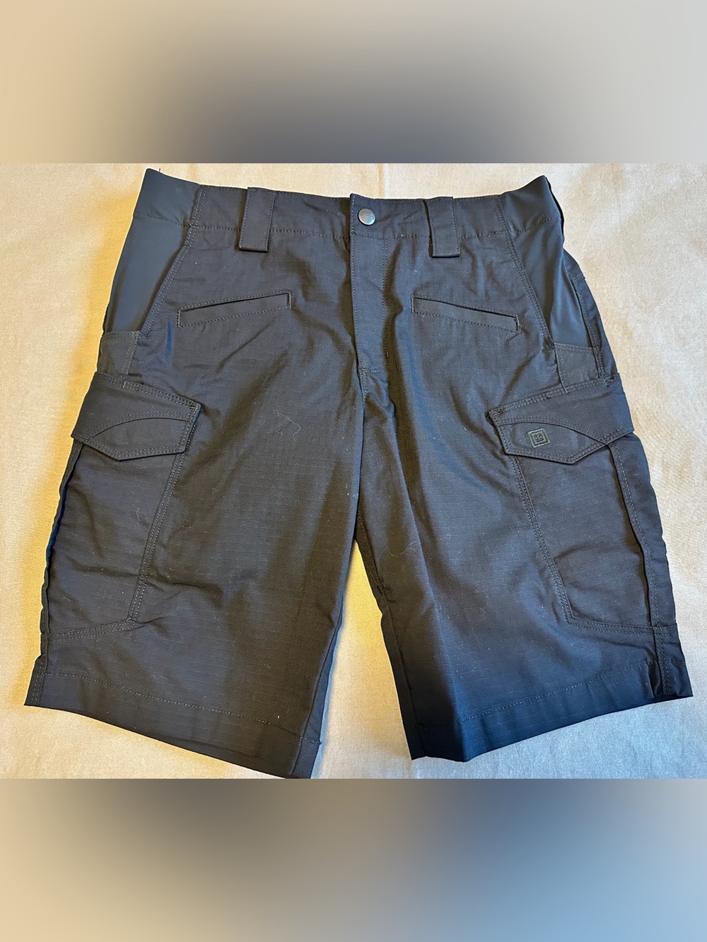 5.11 Tactical Cargo Shorts Mens 30x10 Navy Ripstop Utility Work Wear Outdoors